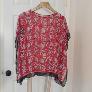 Talbots S/M Sheer Top - Cover-up